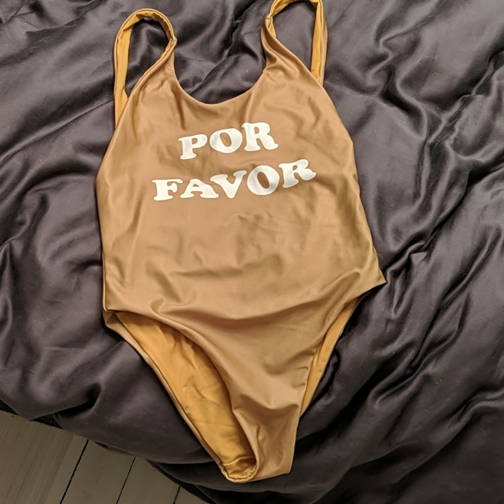 Por Favor Tee Ink SwimSuit